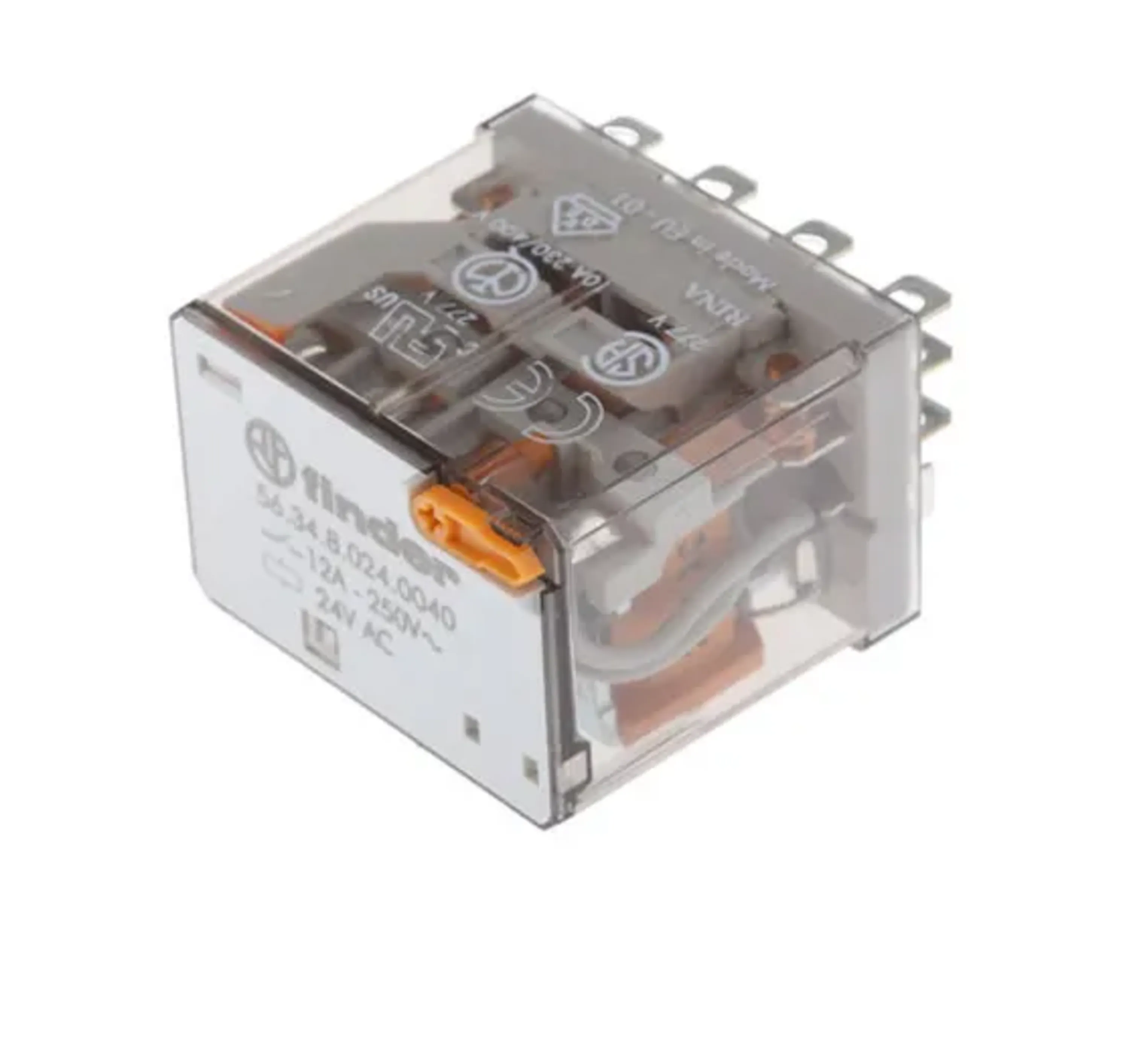 رله های 4کنتاکت 12 آمپر فیندر (نصب با سر سیم و سوکت 96)